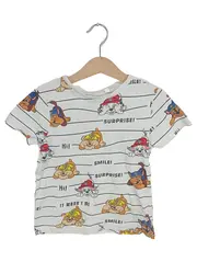 Vorschaubild 1 von Kinder T-Shirt Gr. 116 Weiß Gestreift Baumwolle Chase Marshall C&A