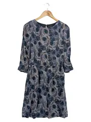 Vorschaubild 1 von Businesskleid Damen 34;XS Blau Grafisch Elegant Modern