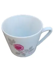 Vorschaubild 1 von Tasse Weiß Rose Blumenmuster Klassisch 200ml 7.5cm Höhe