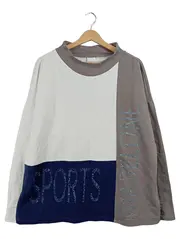 Vorschaubild 1 von Damen Langarmshirt Pullover Gr. XL Mehrfarbig Strasssteine Sports