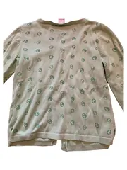 Vorschaubild 2 von Strickjacke Mädchen Grün Grafik Gr. 122 Langarm Casual