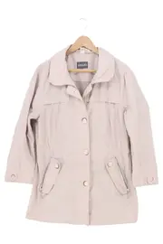 Vorschaubild 1 von Leichte Jacke Damen Gr. 42/L Beige Casual Elegant Modern Übergangsjacke