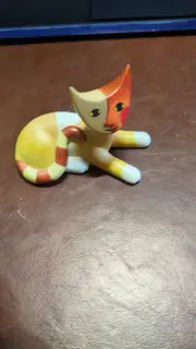 Vorschaubild 5 von R. Wachtmeister Katze Dekofigur Keramik Mehrfarbig Modern 7cm