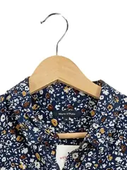 Vorschaubild 4 von Damen Bluse Gr. 40/L Blau mit Blumenmuster Casual