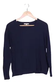 Vorschaubild 1 von Damen Pullover Gr. 36/S Blau Basic Casual Langarm