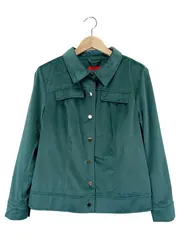 Vorschaubild 1 von Leichte Jacke Damen Gr. 40/M Grün Klassisch Casual