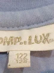 Vorschaubild 4 von Mädchen Top Basic Blau Gr. 128 Baumwolle Shirt