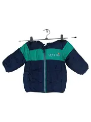 Vorschaubild 1 von Kinder Steppjacke Gr. 74 Blau Grün Casual Outdoor Jacke