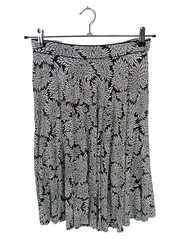 Vorschaubild 1 von Damen Faltenrock Blumenmuster Mehrfarbig Gr. 34;XS Midi