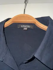 Vorschaubild 5 von Damen Poloshirt Gr. 40 Blau Kurzarm Casual