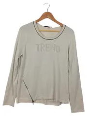 Vorschaubild 1 von Trend by Damen Langarmshirt Gr. 40/L Beige Glitzer