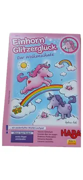 Vorschaubild 1 von Einhorn Glitzerglück Der Wolkenschatz Brettspiel Kinderspiel Würfel-Laufspiel