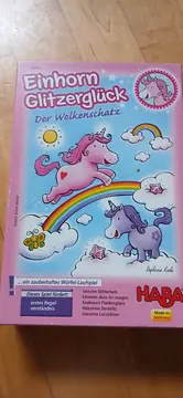 Vorschaubild 3 von Einhorn Glitzerglück Der Wolkenschatz Brettspiel Kinderspiel Würfel-Laufspiel