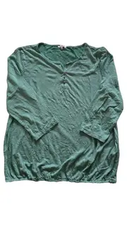 Vorschaubild 1 von Damen Pullover Grün Gepunktet Gr. 36 S 3, 4-Arm Casual