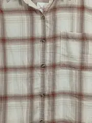 Vorschaubild 3 von Damen Hemdbluse kariert Beige Gr. M Viskose Casual