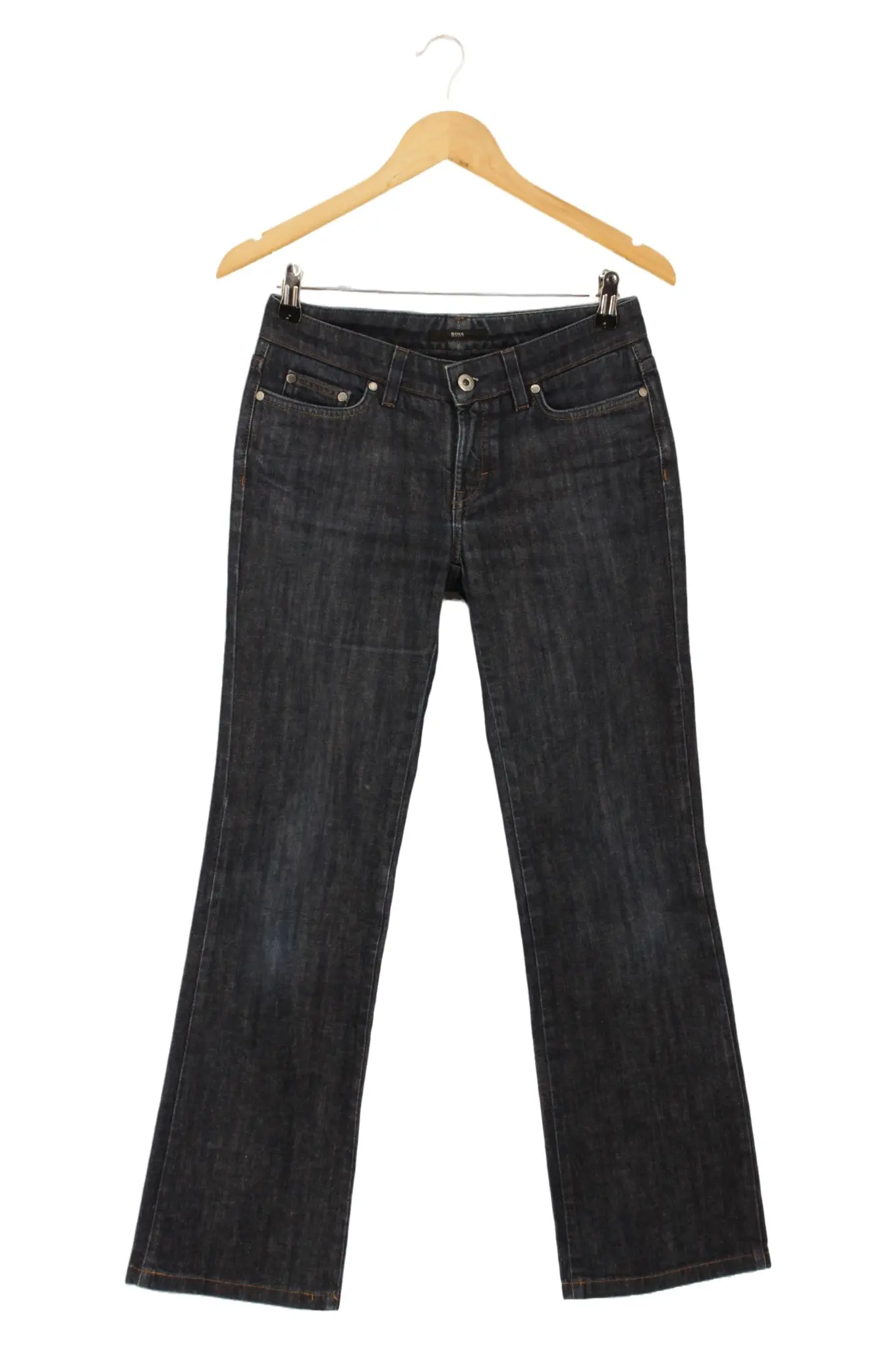 BOSS (HUGO BOSS GROUP) BOSS HUGO BOSS Herren Jeans Bootcut W27/L30 Blau Casual