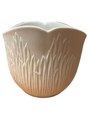 Vorschaubild 1 von Kaiser Vase Porzellan Weiß Blattrelief Klassisch 13 cm Oval