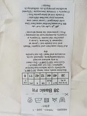 Vorschaubild 4 von Business Hemd Herren 3/4-Arm Leinen Weiß Gr. 38/M