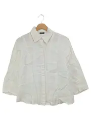 Vorschaubild 1 von Business Hemd Herren 3/4-Arm Leinen Weiß Gr. 38/M