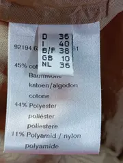 Vorschaubild 4 von Leichte Jacke Damen Gr. 36/S Beige Klassisch Übergangsjacke