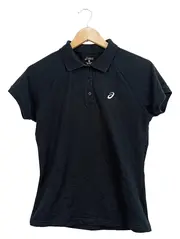 Vorschaubild 1 von Poloshirt Damen Gr. 38 Schwarz Sportlich Kurzarm