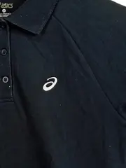 Vorschaubild 5 von Poloshirt Damen Gr. 38 Schwarz Sportlich Kurzarm