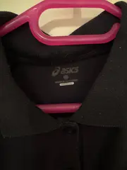 Vorschaubild 6 von Poloshirt Damen Gr. 38 Schwarz Sportlich Kurzarm