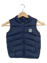 Vorschaubild 1 von Kinder Steppweste Gr. 98 Blau Gesteppt Tiermotiv Alltag Casual