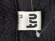 Vorschaubild 3 von TRU Damen Bluse Gr. 44/L Schwarz Klassisch Elegant Kurzarm