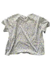 Vorschaubild 2 von Kinder T-Shirt Kurzarm Lila Blumenmuster Gr. 152