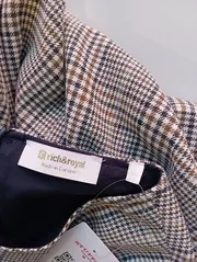 Vorschaubild 3 von Damen Freizeitkleid Gr. 36/S Kariert Preppy Vintage Mehrfarbig