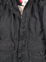 Vorschaubild 3 von Damen Parka Winterjacke Fellkapuze Schwarz Gr. M