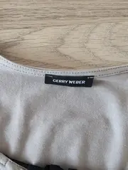 Vorschaubild 5 von Damen Langarmshirt Gr. 38 M Beige Casual mit Strasssteinen