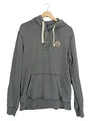 Vorschaubild 1 von Hoodie Herren Gr. L Grau Kapuzenpullover Baumwolle