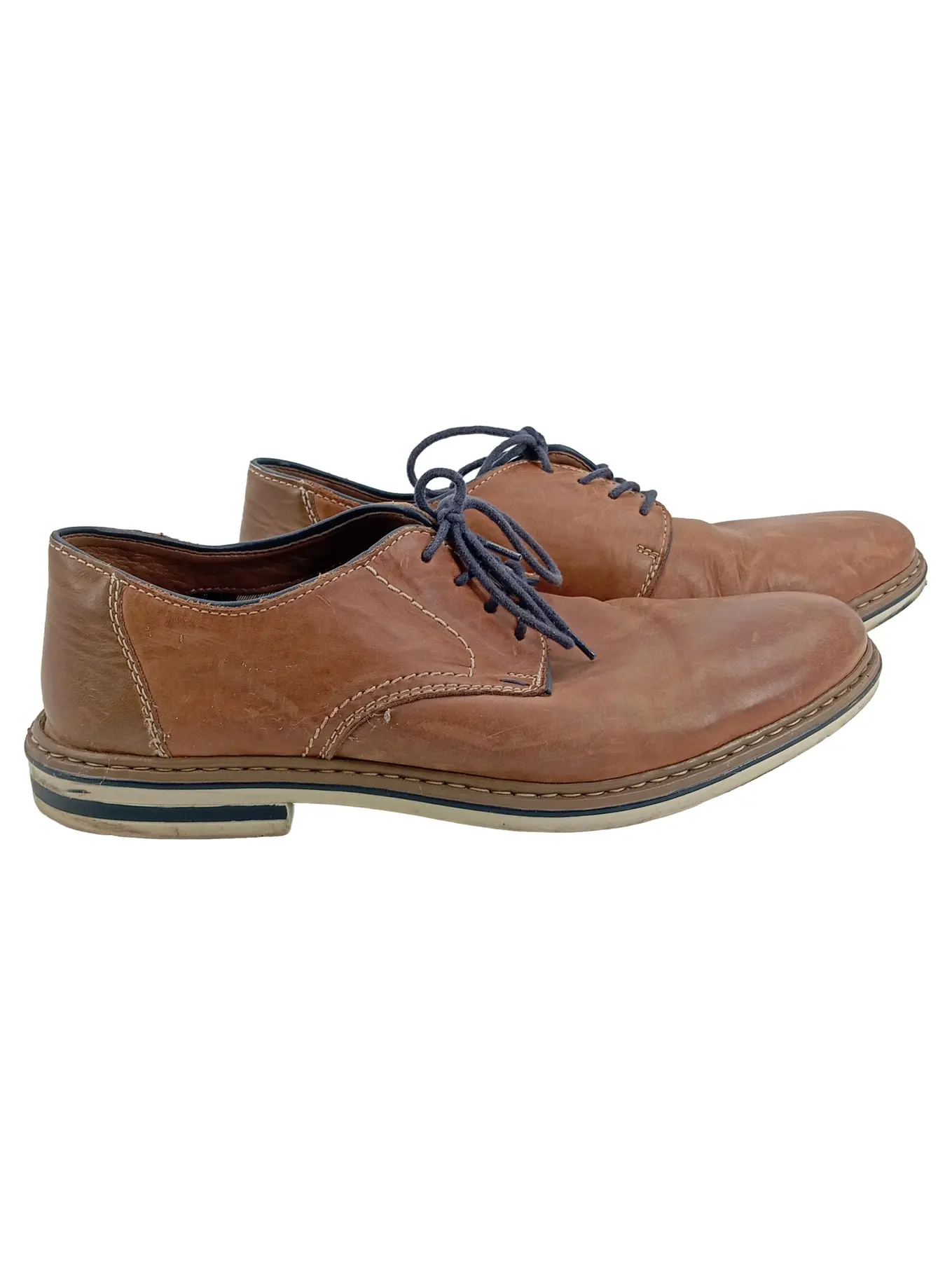 ZARA MAN Herren Schnürschuhe Gr. 42 Braun Casual Klassisch Business