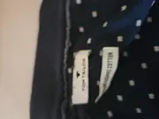 Vorschaubild 2 von Herren Poloshirt L Blau gepunktet Casual Baumwolle