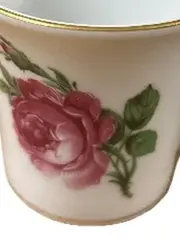 Vorschaubild 3 von Tasse Romantik Rosen Blumenmuster Weiß 6cm Vintage