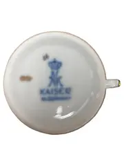 Vorschaubild 2 von Tasse Romantik Rosen Blumenmuster Weiß 6cm Vintage