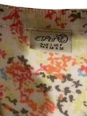 Vorschaubild 7 von Damen Bluse Gr. 34/XS Blumenmuster Spitze Mehrfarbig