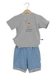 Vorschaubild 1 von Kinder Twin Set Shirt Hose Gr. 80 (12 Monate) Mehrfarbig