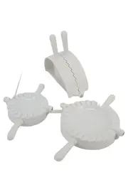 Vorschaubild 2 von TCM Ravioli Former Set 3 Teigformer Maultaschen Calzone Weiß Kunststoff