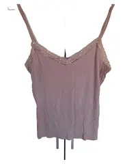 Vorschaubild 1 von Damen Top Shirt Rosa Gr. 38 Spitze Pailletten