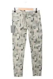 Vorschaubild 2 von Damen Stoffhose W26 Skinny Mehrfarbig Geometrisch Casual