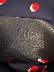 Vorschaubild 5 von Damen Umhängetasche Echtleder Navy Blau Satteltasche Crossbody 26x21cm