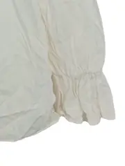 Vorschaubild 3 von Damen Bluse Gr. 36 Weiß Viskose Langarm Tunika Feminin