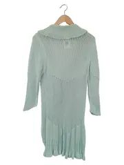 Vorschaubild 2 von Strickjacke Damen 34/XS Grün Casual Rüschen Cardigan