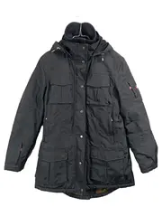 Vorschaubild 1 von Schneezauber Damen Parka Winterjacke Gr. M Schwarz Kapuze