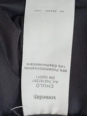 Vorschaubild 4 von Damen Business Anzughose Gr. 40 L Schwarz mit grünen Seitenstreifen