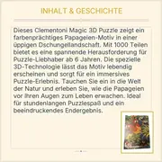 Vorschaubild 4 von 3D Puzzle Papagei 1000 Teile Natur Tiere Kinder ab 6 Jahre