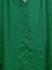 Vorschaubild 2 von Damen Bluse Gr. 38 Grün Modern Langarm Polyester